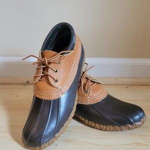 LL Bean Low Duck Boots Size 8